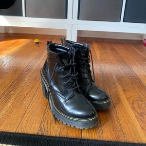 Dr. Martin Heeled Combat Boots